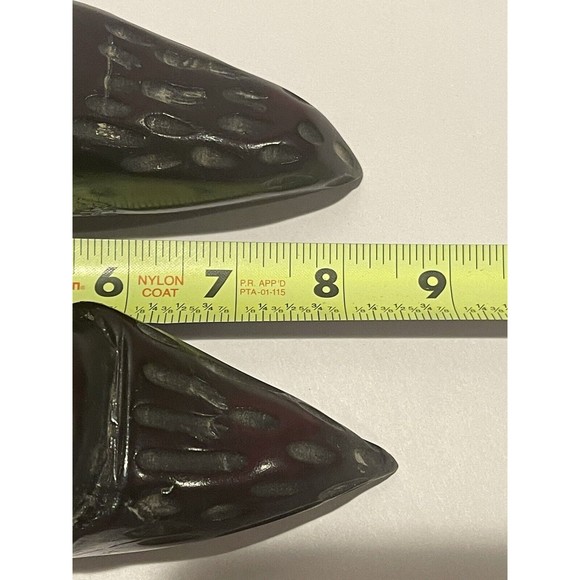 Set Of 2 Vintage Carved Wood Tribal Black Woman Head and Neck Bust Figurine 8”+ - Picture 11 of 11